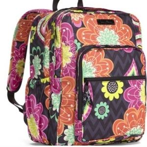 Vera Bradley Ziggy Zinnia Large Backpack EUC